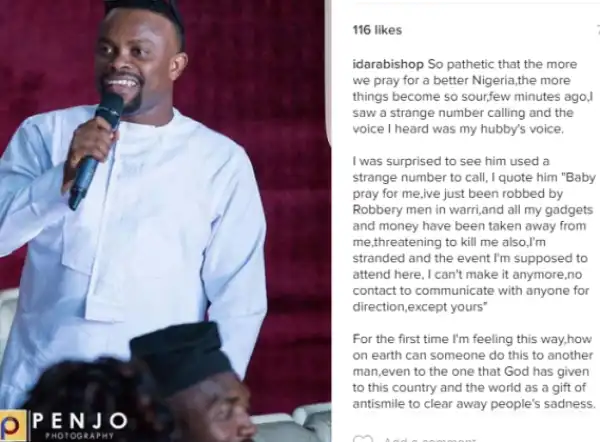 Armed Robbers Attack Comic Actor, Okon Lagos In Warri